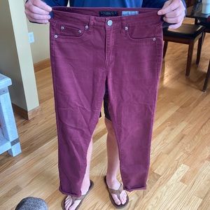Burgundy/ maroon Aeropostale Jeggings.